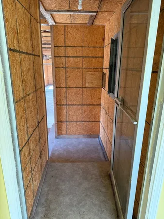 a view of a door