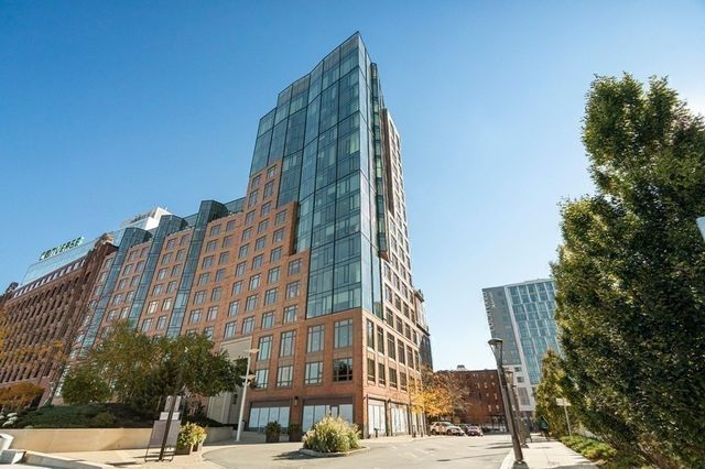 a front view of a building