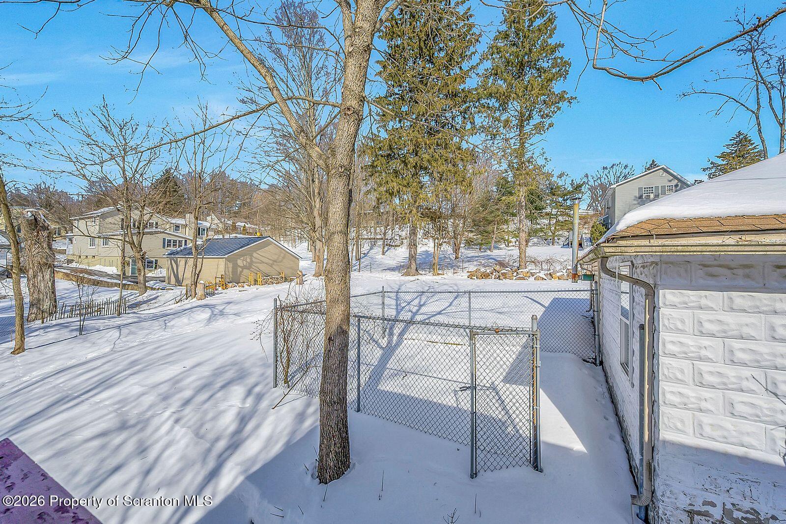 429 Clark Avenue Clarks Summit, PA 18411 - Photo 37 of 39 House back facing lot