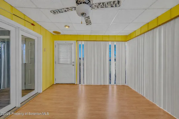 a view of a indoor swimming pool