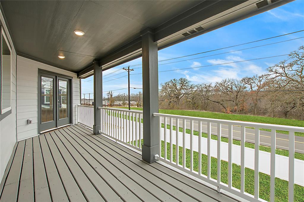 1605 Katharina Avenue Providence Village, TX 76227 - Photo 24 of 35 a view of balcony with wooden floor