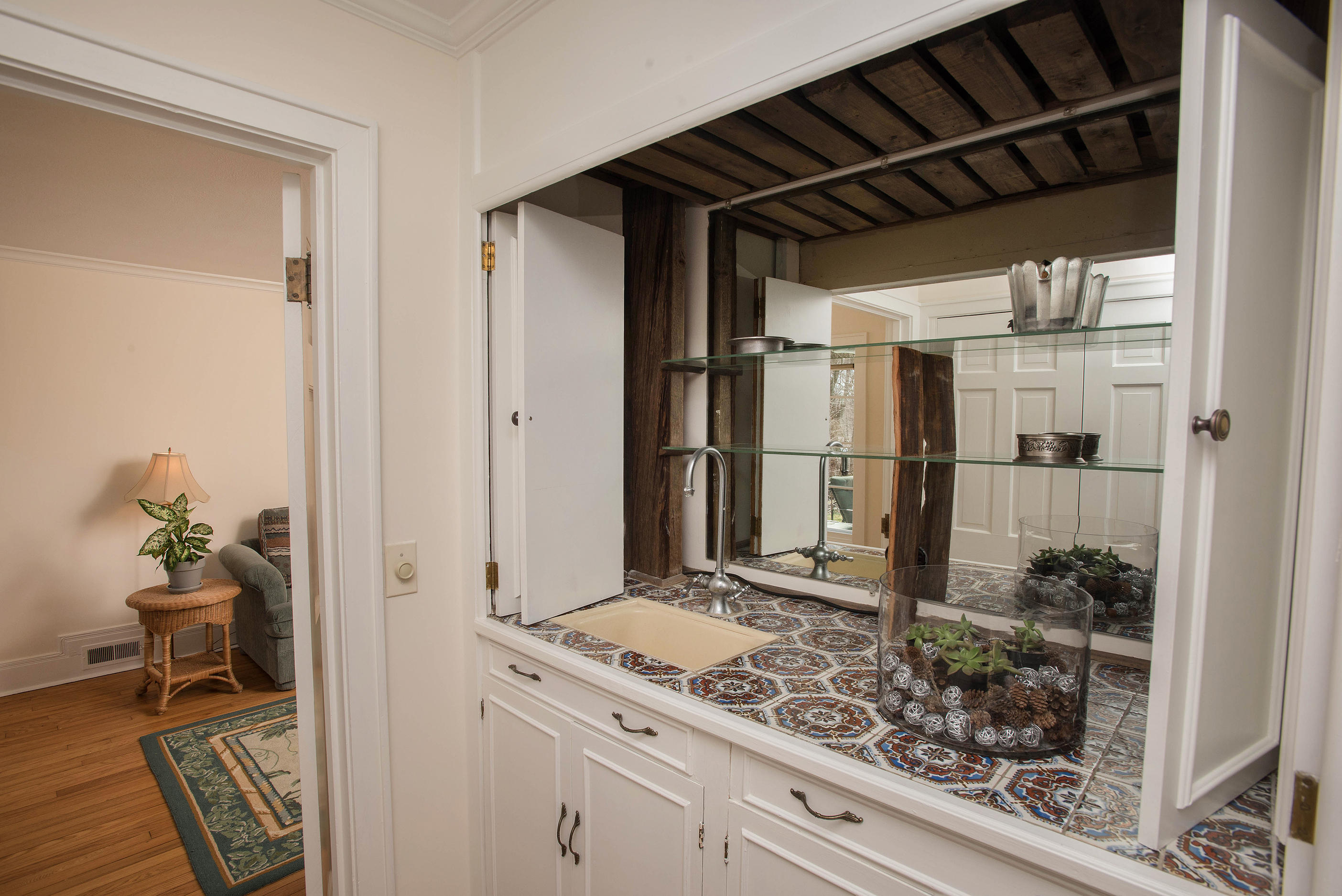 43 Marvin Ridge Road New Canaan, CT 06840 - Photo 24 of 41 a bathroom with a shower and a mirror