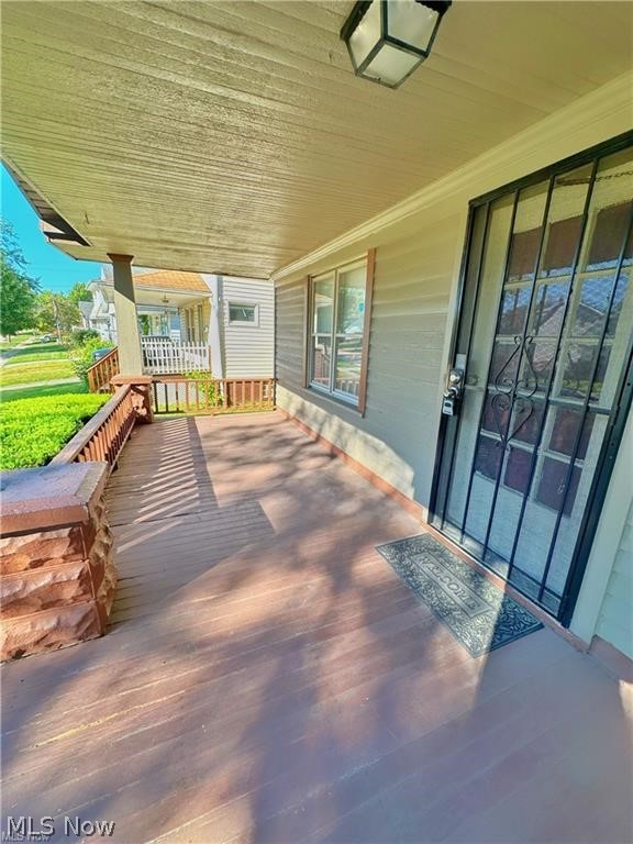 4643 Horton Road Cleveland, OH 44125 - Photo 3 of 21 View of terrace with a porch