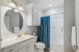 a storage room with washer and dryer