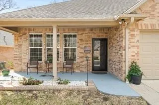 a view of a entryway door front of house