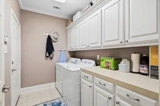 a view of storage and utility room