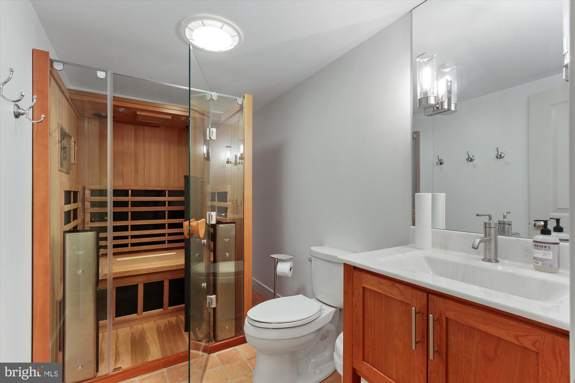 2 High Road Wyomissing, PA 19610 - Photo 41 of 56 Lower Level Sauna/Half Bath