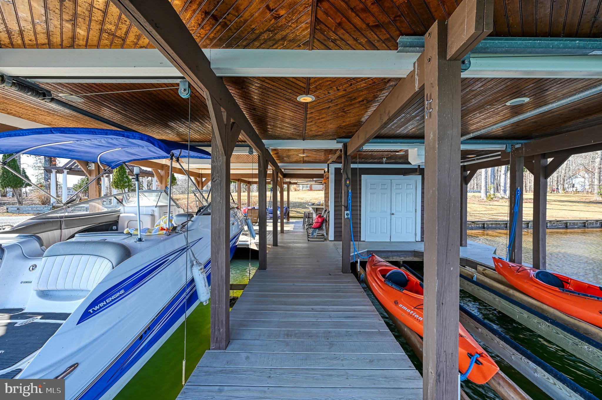 175 Covenant Way Bumpass, VA 23024 - Photo 73 of 140 Two boat slips w/lifts.