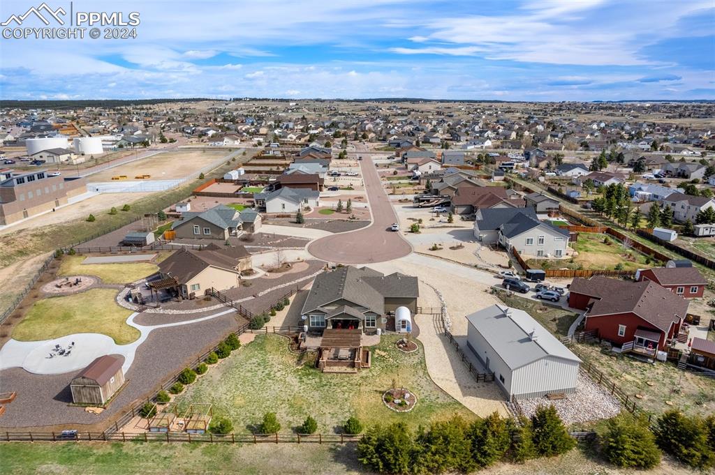 11501 Palmers Green Drive Peyton, CO 80831 - Photo 10 of 49 an aerial view of residential building with parking space