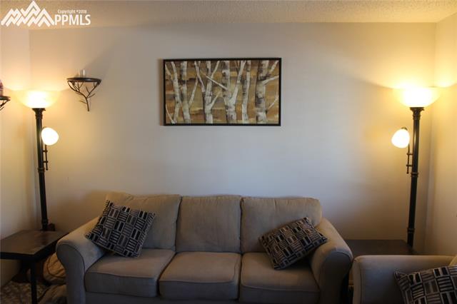 6803 Dale Road Colorado Springs, CO 80915 - Photo 2 of 16 Spacious living room greets you as you enter.