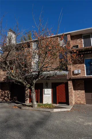 a front view of a building