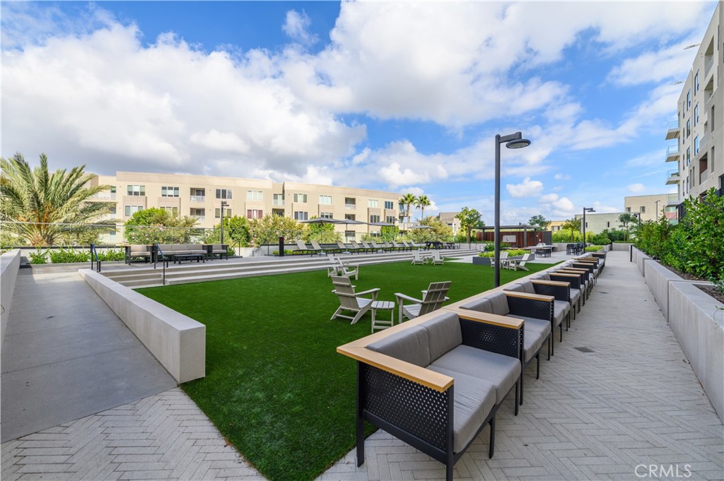 3608 Rivington Irvine, CA 92612 - Photo 41 of 53 a view of a garden with lawn chairs