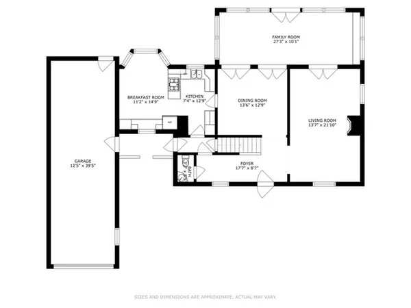 a picture of a floor plan