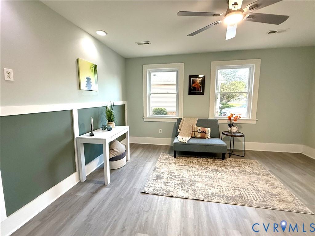 1748 Youngs Road Petersburg, VA 23803 - Photo 3 of 25 Sitting room featuring light wood-style floors and