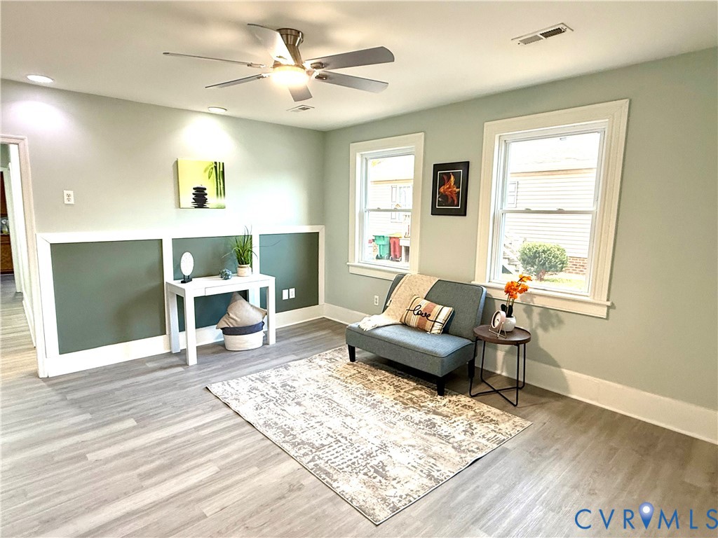1748 Youngs Road Petersburg, VA 23803 - Photo 4 of 25 Sitting room with light wood-style floors and ceil