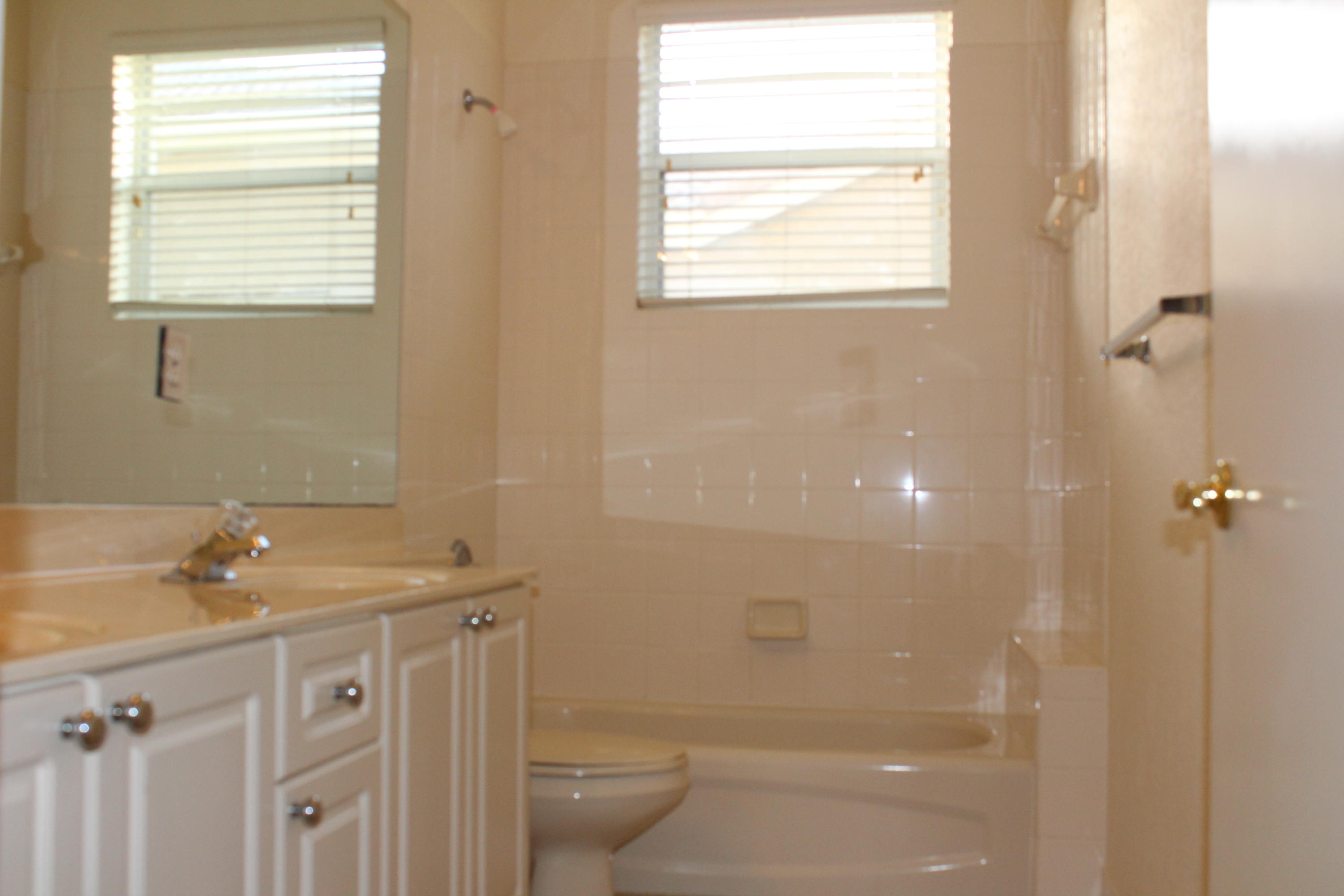 11241 Sea Grass Circle Boca Raton, FL 33498 - Photo 30 of 33 a bathroom with a sink a toilet and a bathtub