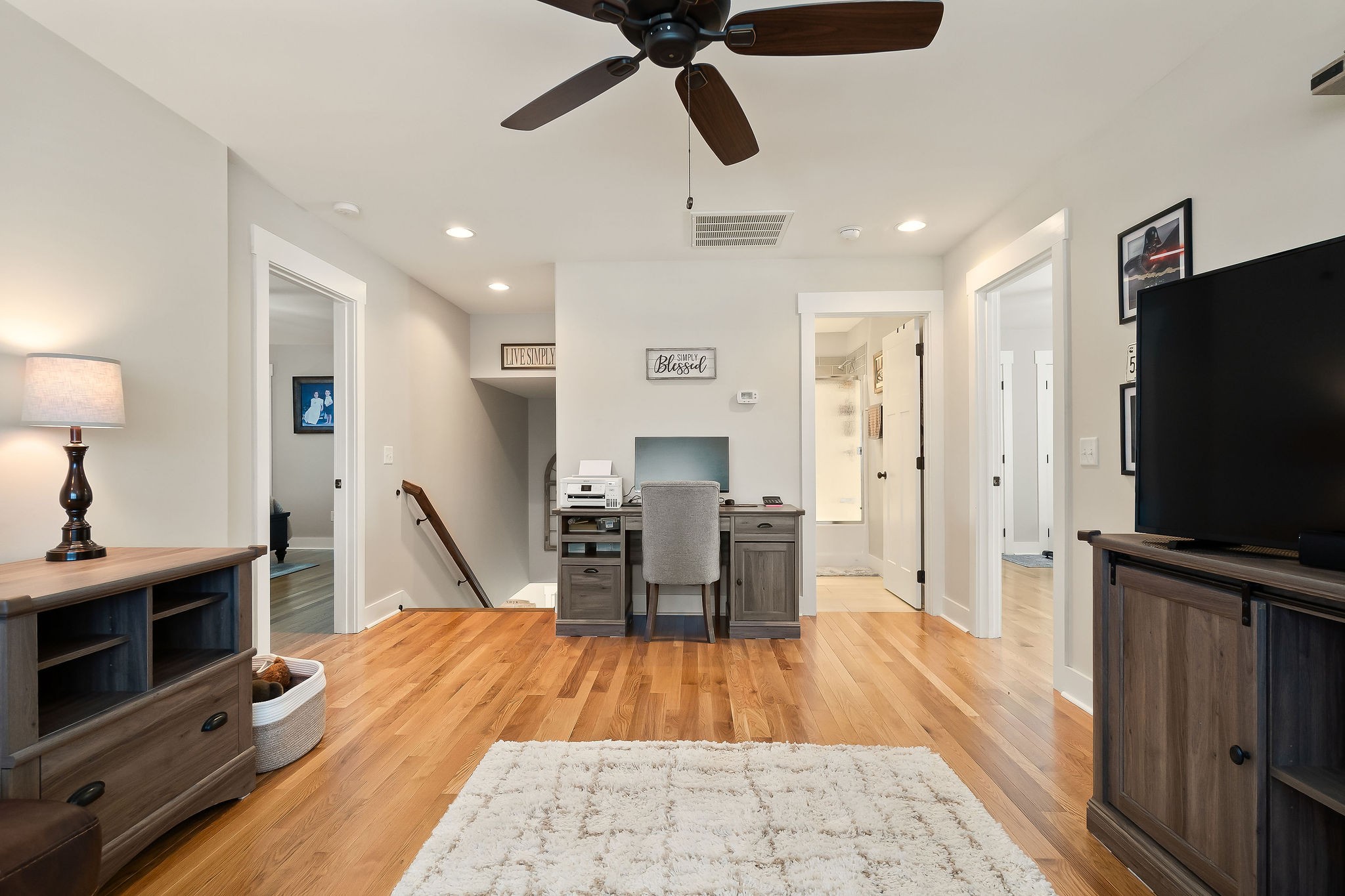 1138 Old Sparta Road Cookeville, TN 38506 - Photo 18 of 39 a living room with furniture and a flat screen tv