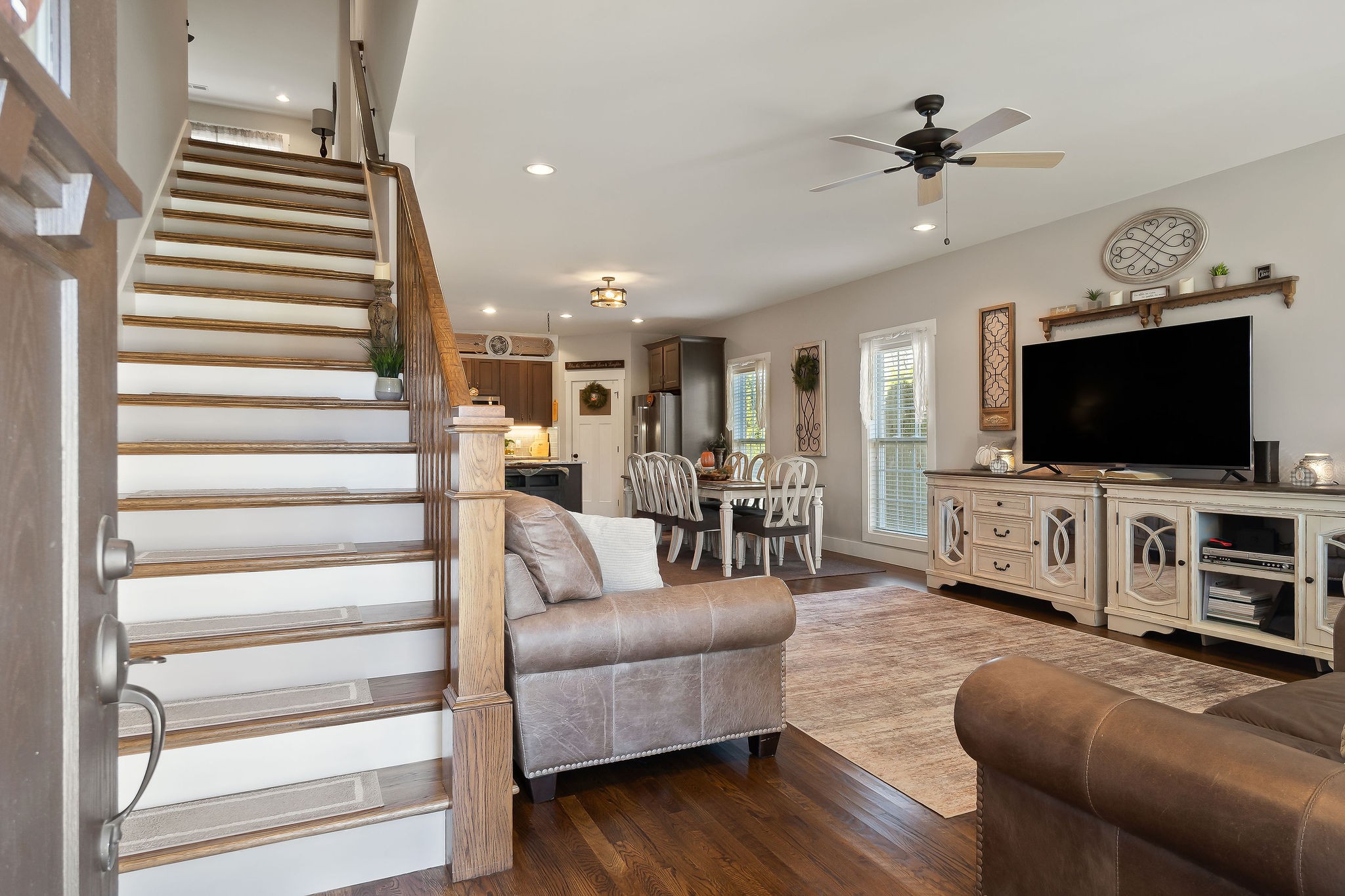 1138 Old Sparta Road Cookeville, TN 38506 - Photo 2 of 39 a living room with furniture and a flat screen tv