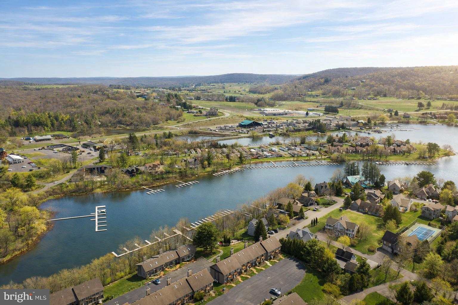 257 Marsh Hill Road, Unit 27 McHenry, MD 21541 - Photo 30 of 64 an aerial view of ocean and residential houses with outdoor space