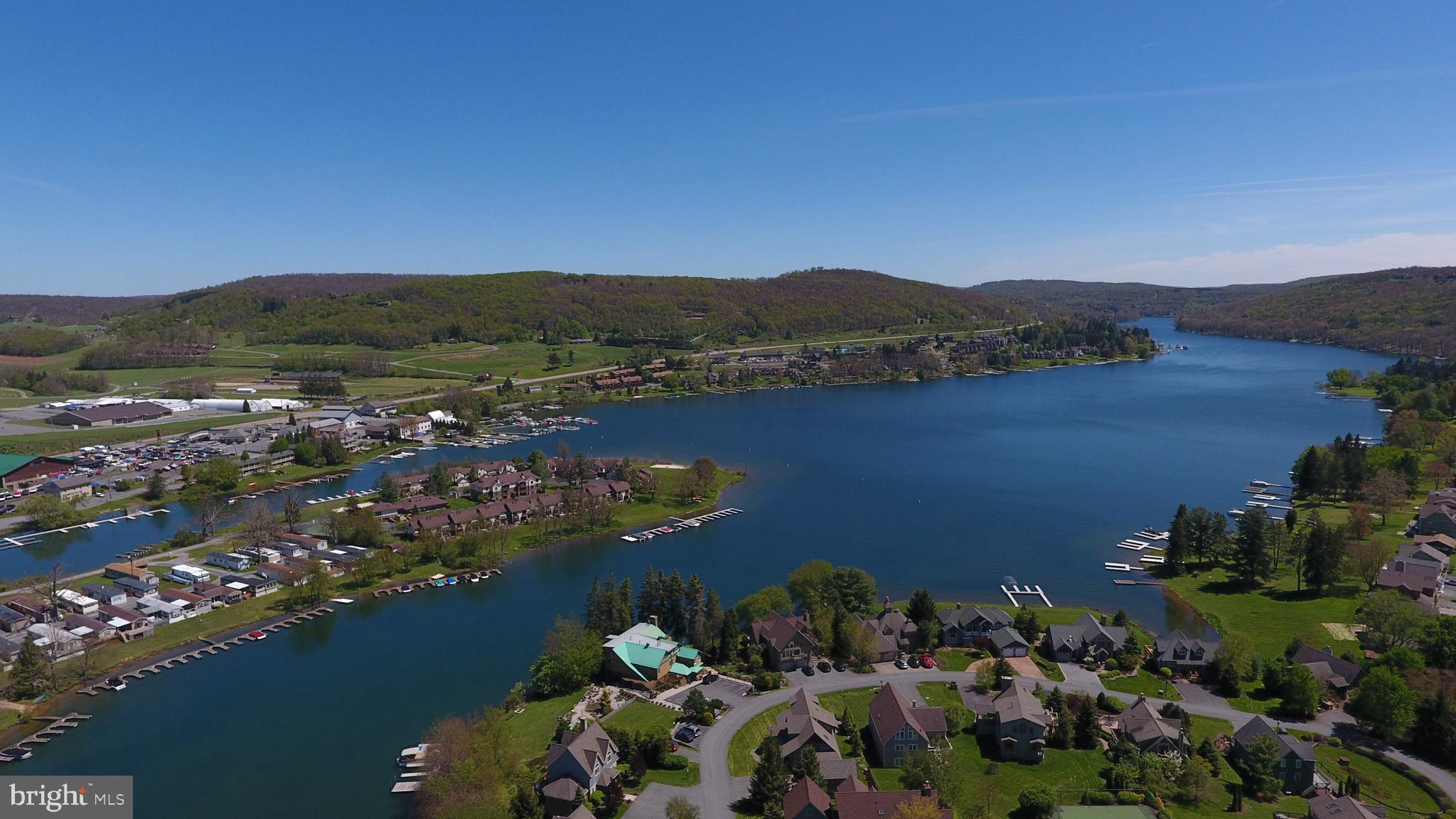 257 Marsh Hill Road, Unit 27 McHenry, MD 21541 - Photo 43 of 64 a view of a city with lake view