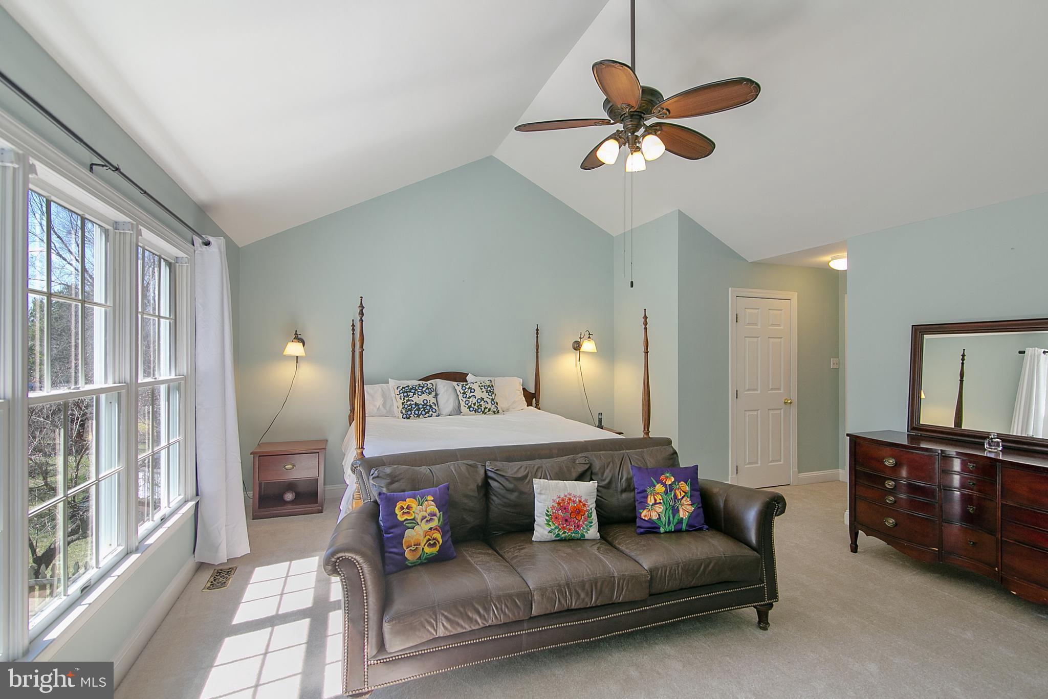 6400 Empty Song Road Columbia, MD 21044 - Photo 19 of 42 Vaulted ceiling and ceiling fan