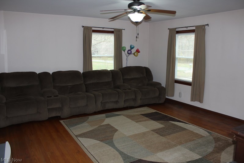 39199 Parsons Road Grafton, OH 44044 - Photo 8 of 25 Living room. Beautiful hardwood flooring.