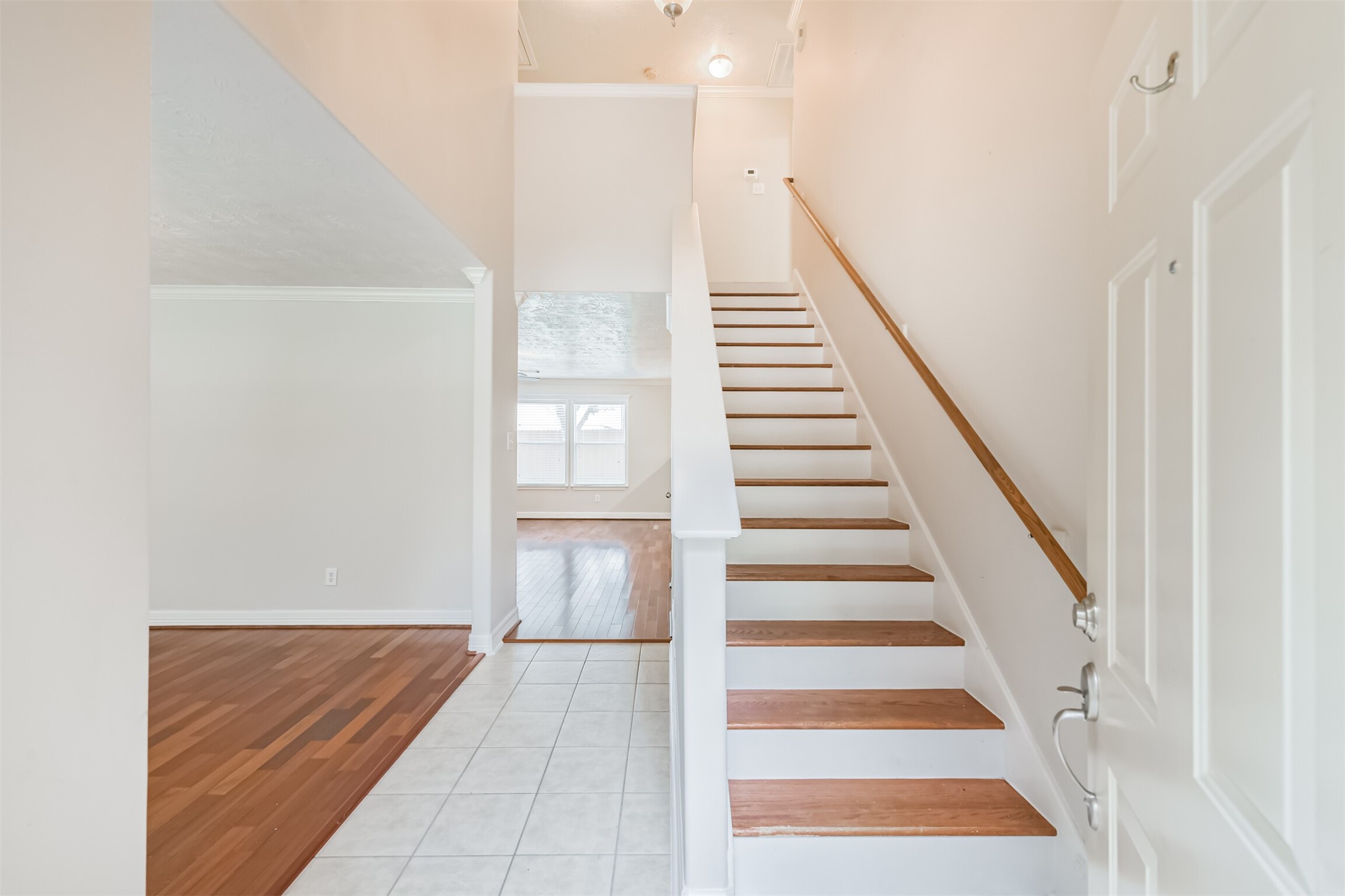 15023 Roche Rock Drive Humble, TX 77396 - Photo 3 of 40 a view of entryway with wooden floor
