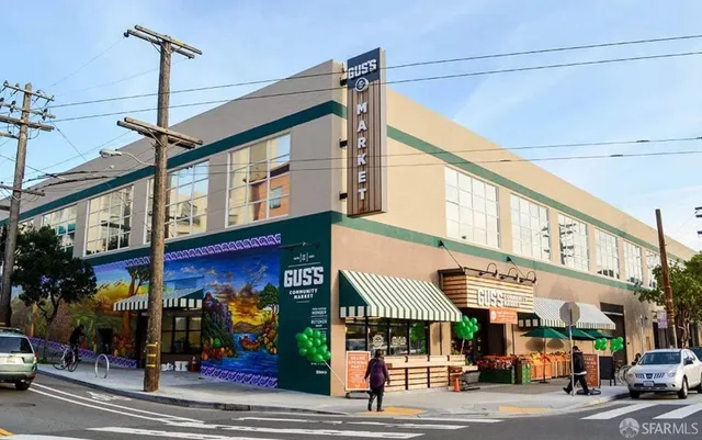 a view of an entrance of the building