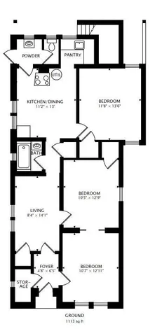 a picture of a floor plan