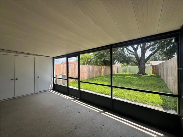 a view of outdoor space with balcony
