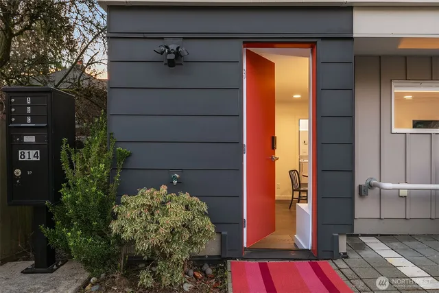 a view of path along with potted plants