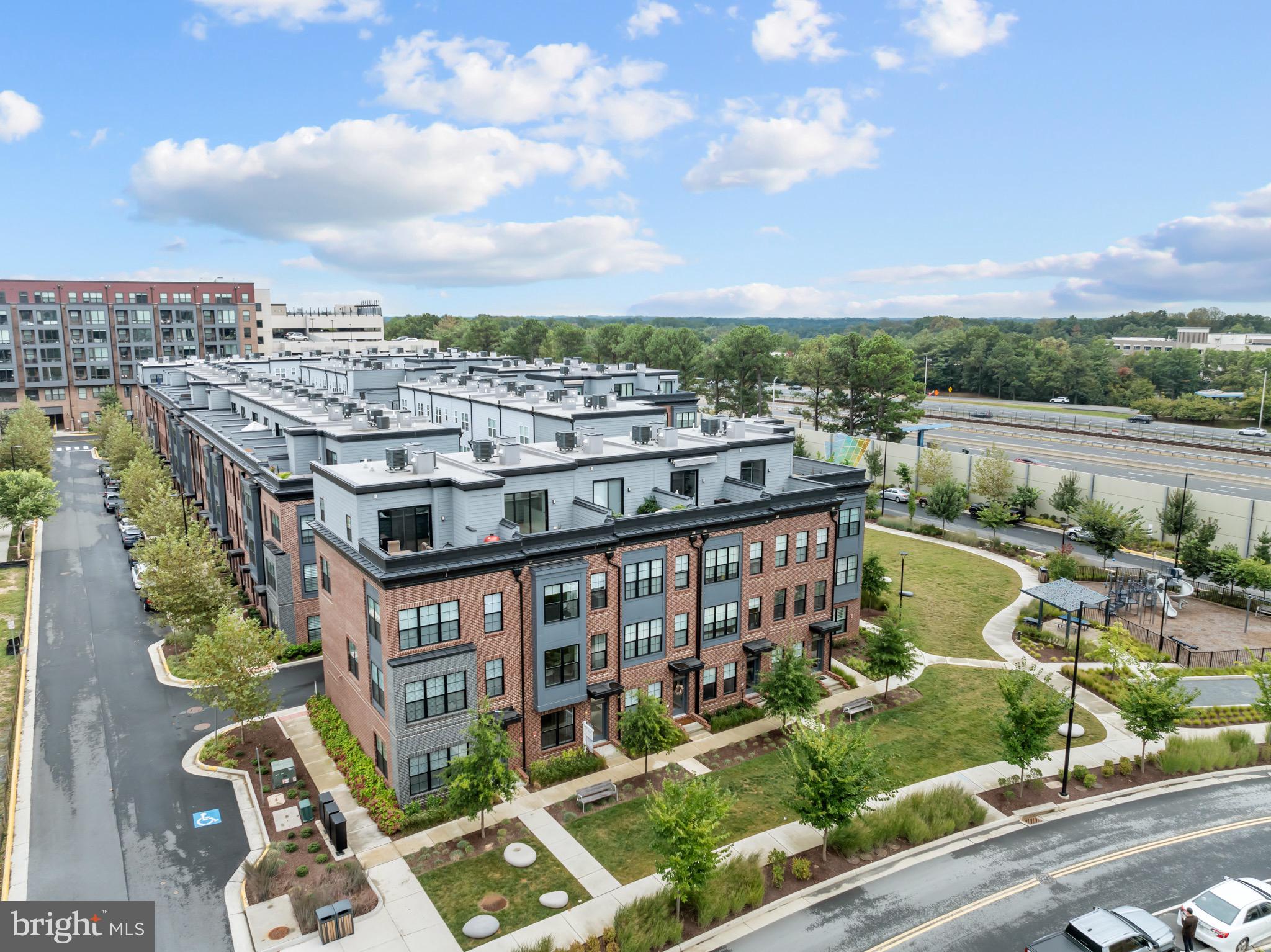 1891 Midline Avenue Reston, VA 20190 - Photo 11 of 53 an aerial view of a house with a lake view