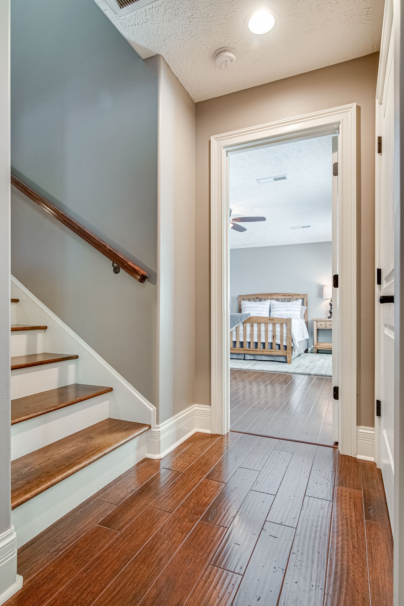 297 Vanderbilt Road Mount Juliet, TN 37122 - Photo 35 of 50 a view of a kitchen with wooden floor and staircase