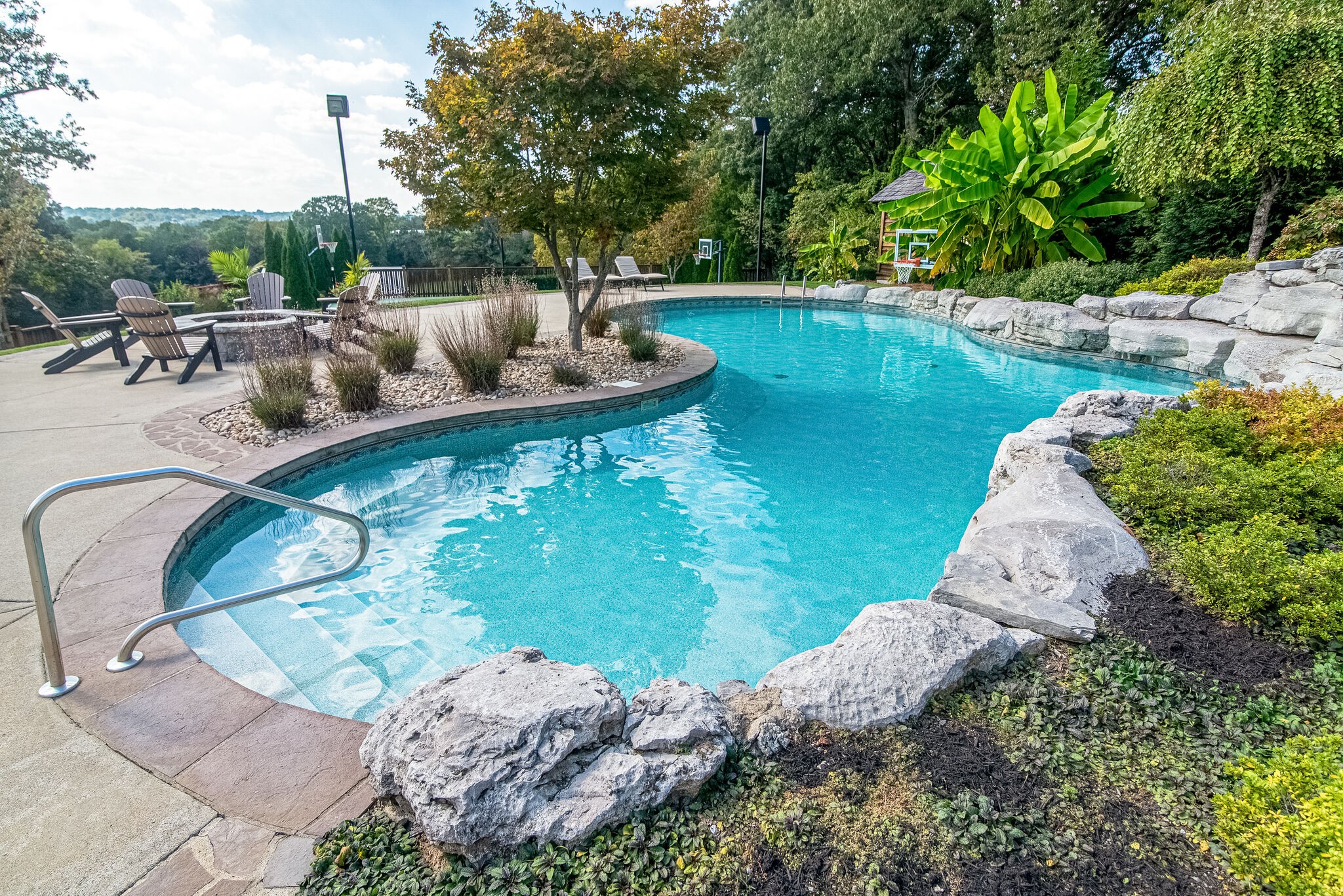 297 Vanderbilt Road Mount Juliet, TN 37122 - Photo 45 of 50 a swimming pool with outdoor seating and yard