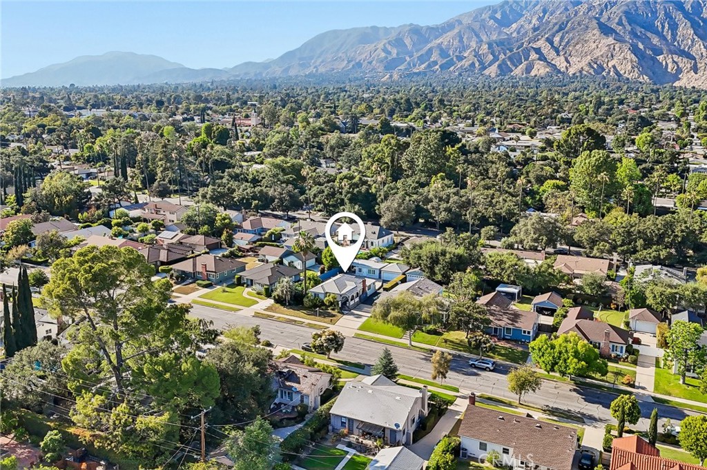 2209 Queensberry Road Pasadena, CA 91104 - Photo 33 of 44 an aerial view of residential house with outdoor space