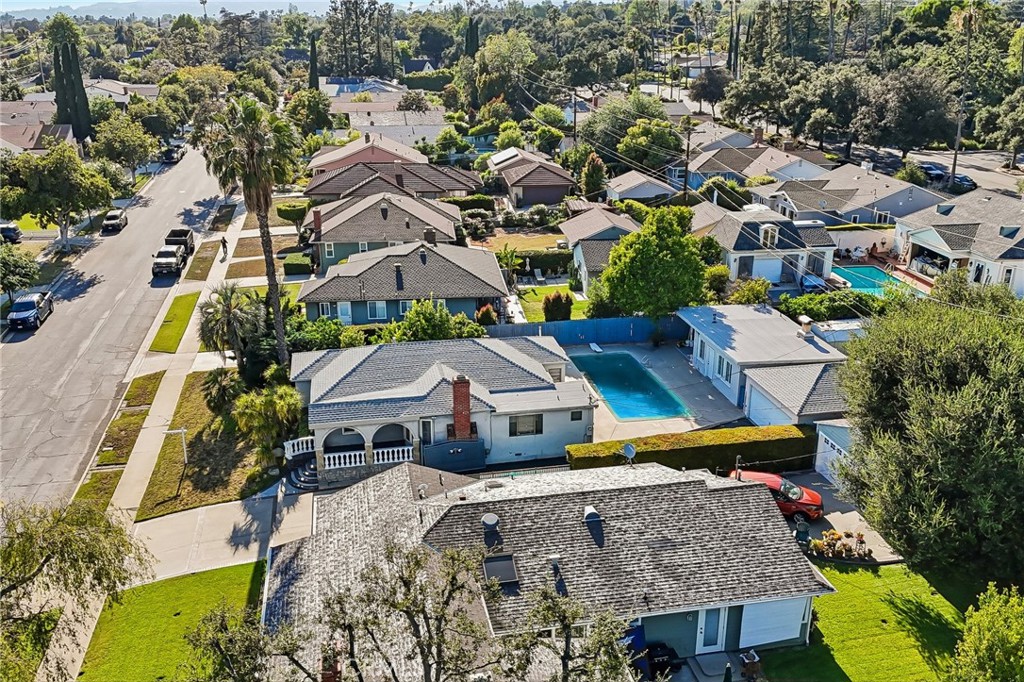 2209 Queensberry Road Pasadena, CA 91104 - Photo 6 of 44 an aerial view of a houses with a yard
