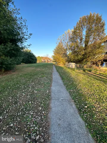a view of an outdoor space and a yard