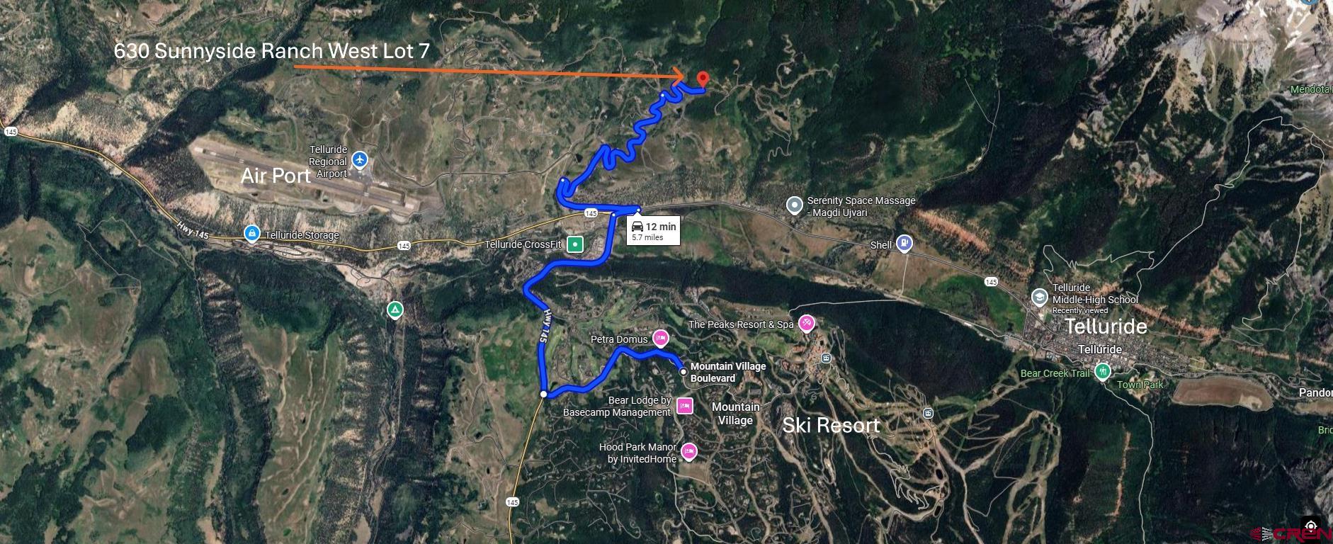 630 Sunnyside Ranch Drive Telluride, CO 81435 - Photo 8 of 26 a view of street along with trees