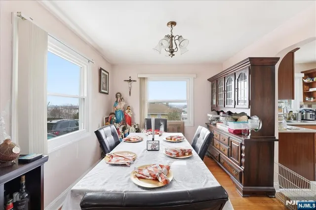 a living room with furniture and window