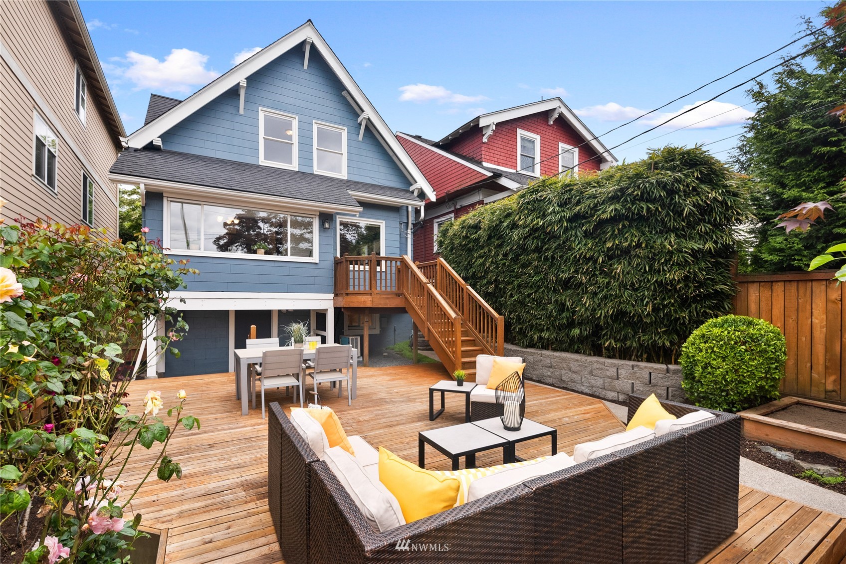 2419 2nd Avenue West Seattle, WA 98119 - Photo 22 of 30 a view of house with outdoor seating space