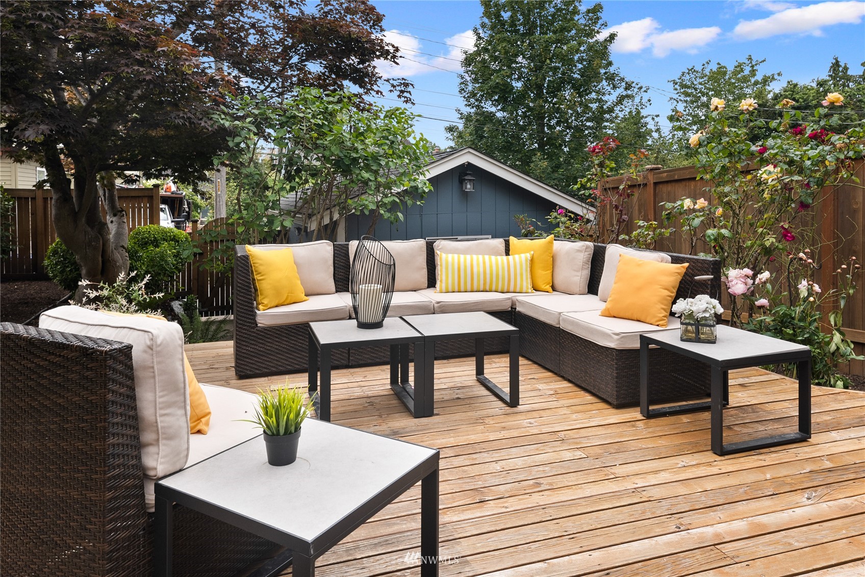 2419 2nd Avenue West Seattle, WA 98119 - Photo 23 of 30 a outdoor living space with furniture and wooden floor