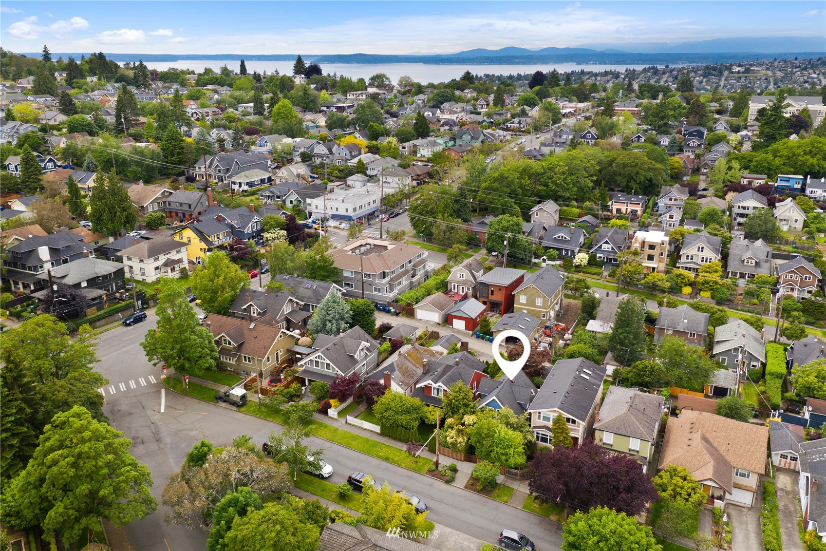 2419 2nd Avenue West Seattle, WA 98119 - Photo 28 of 30 an aerial view of multiple house