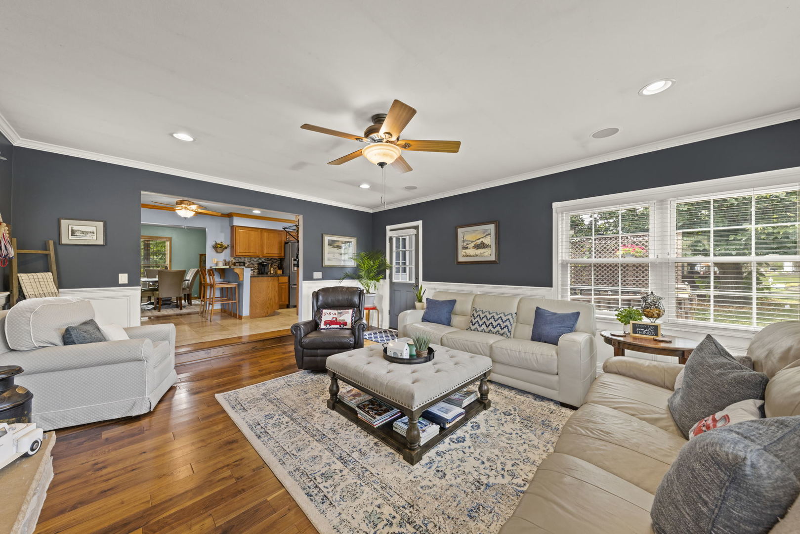 49 Old Post Road Montgomery, IL 60538 - Photo 12 of 31 a living room with furniture and a large window
