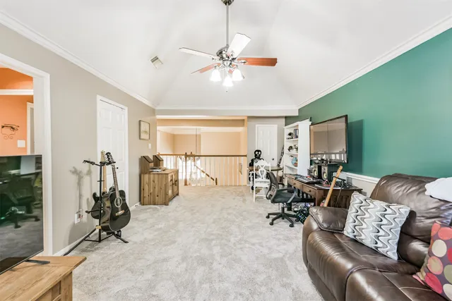a spacious bathroom with a double vanity sink double and mirror