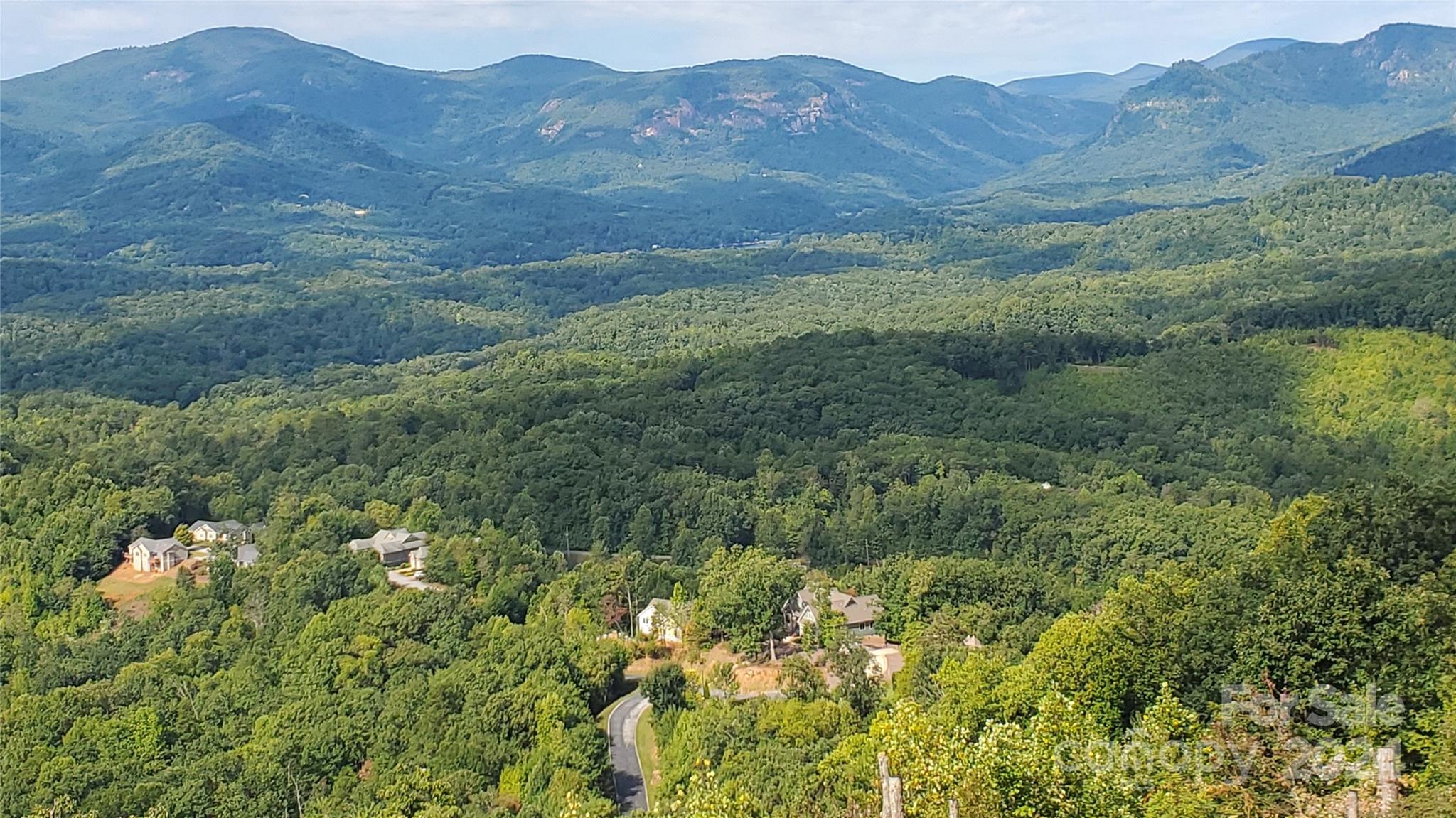 0 Golden Ridge Drive, Unit 134 Lake Lure, NC 28746 - Photo 2 of 30 a view of a lush green hillside and a houses