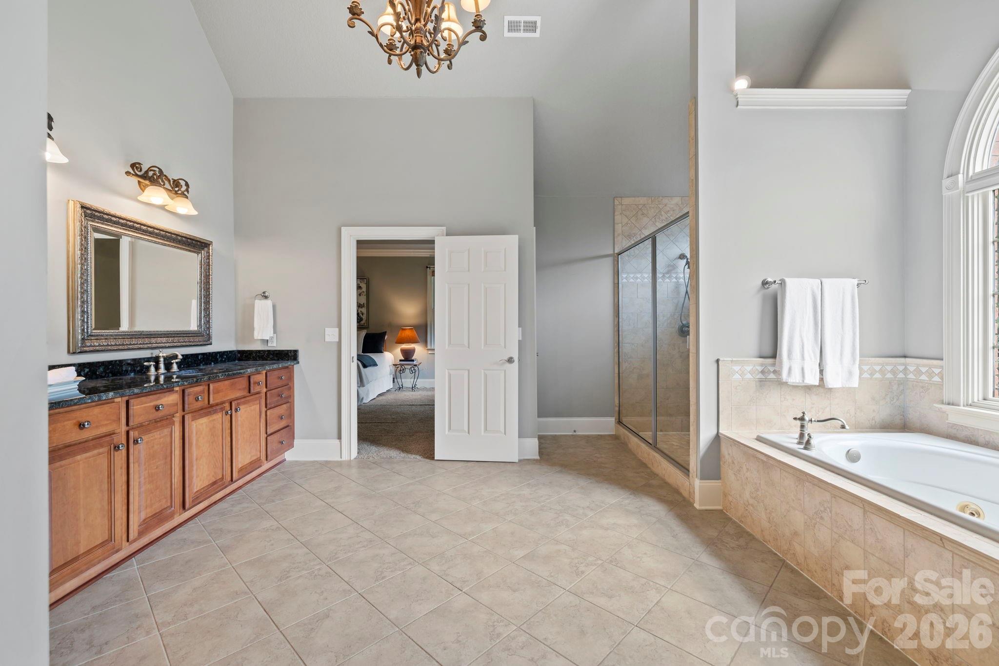 46 Beale Court Fletcher, NC 28732 - Photo 22 of 48 a large bathroom with a large tub and sink