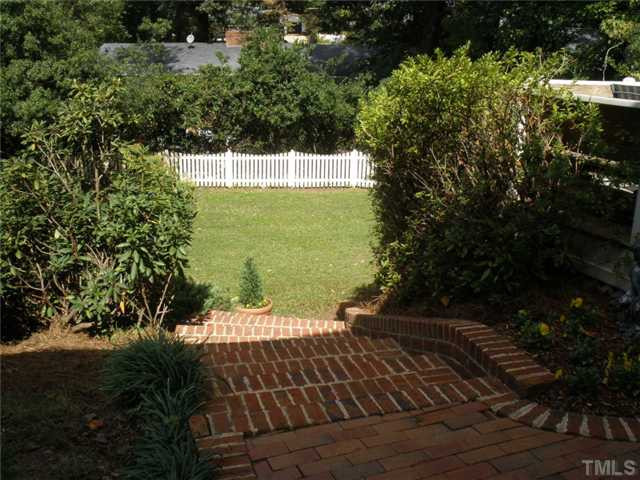 2633 Lakeview Drive Raleigh, NC 27608 - Photo 16 of 18 Nice flat backyard lot would be good space for play equipment or an afternoon soccer game. Back Yard