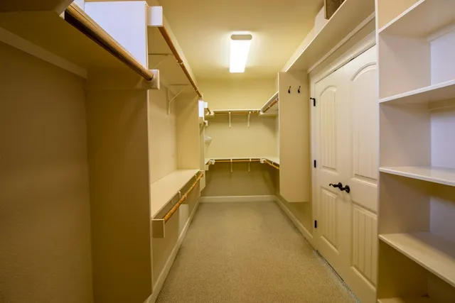 a view of a walk in closet