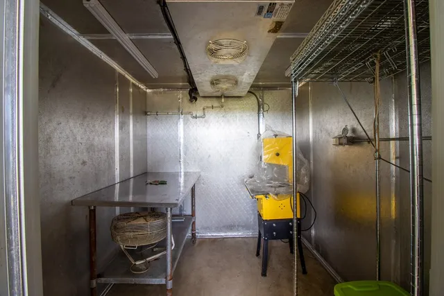 a view of storage and utility room