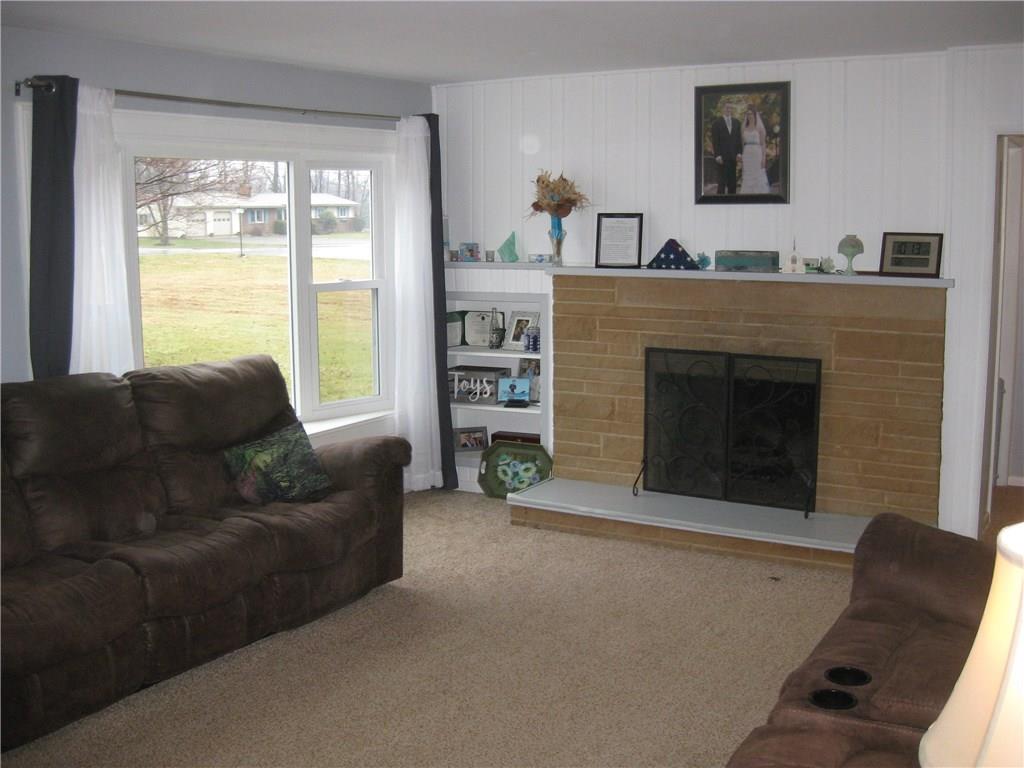 8352 Lamor Road Mercer, PA 16137 - Photo 3 of 23 Living room; gas fireplace